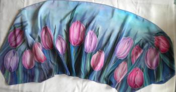 Scarf "Tulips"