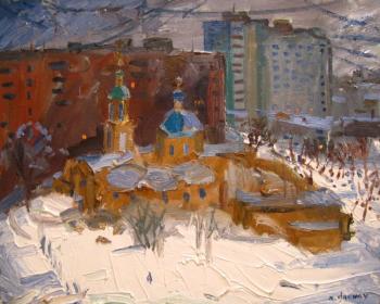 January. Tikhvinskaya Street. Dronov Alexandr