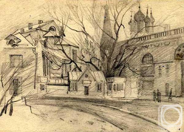 Gerasimov Vladimir. Moscow sketches 14