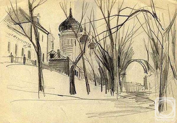 Gerasimov Vladimir. Moscow sketches 13