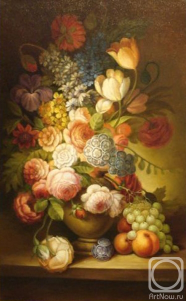 Sidikova Anna. Vase with flowers