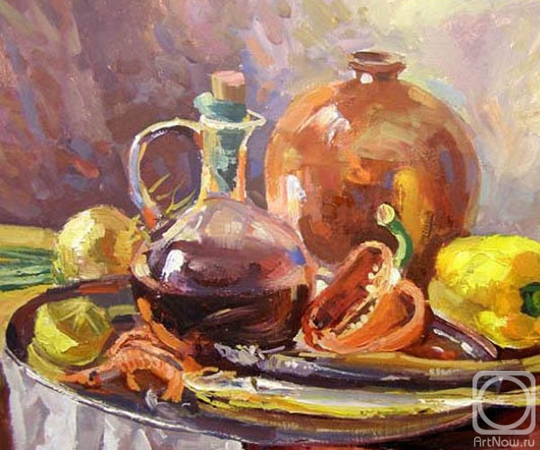 Gerasimov Vladimir. Still life with yellow pepper