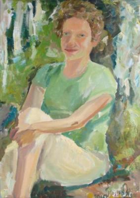 The Portrait of Anya. Petrovskaya-Petovraji Olga