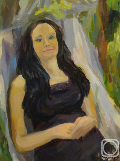 Petrovskaya-Petovraji Olga. Portrait of Alina