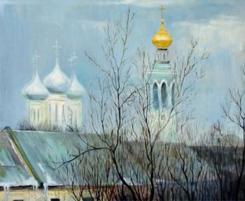 Vologda. Domes behind roofs. Kamaletdinov Azamat