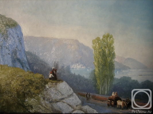 Rogov Vitaly. On the way to Yalta (copy from the painting by Aivazovsky I.K.)
