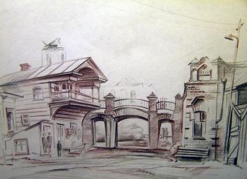 Shadrinsk, sketches 4. Gerasimov Vladimir