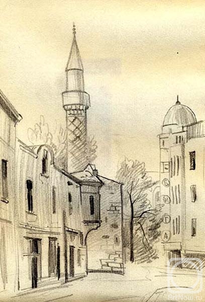 Gerasimov Vladimir. Bulgarian sketches 4. Plovdiv