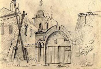 Optina Pustyn, sketches 2. Gerasimov Vladimir