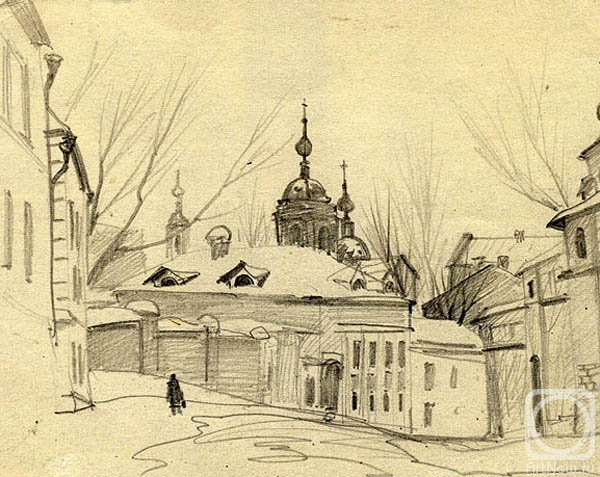 Gerasimov Vladimir. Moscow sketches 4