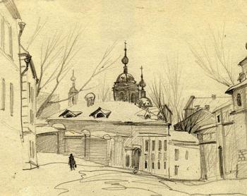 Moscow sketches 4 ( ). Gerasimov Vladimir