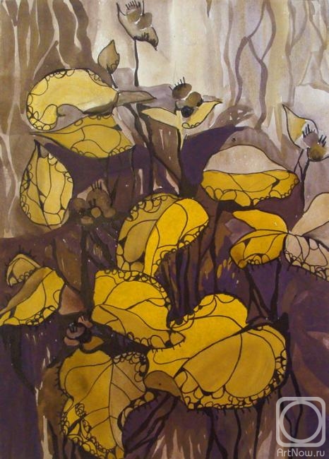 Petrovskaya-Petovraji Olga. Plants in brown