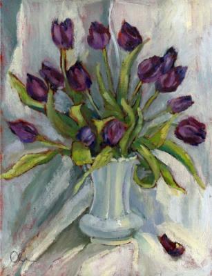 Purple Tulips. Sorokina Lelia