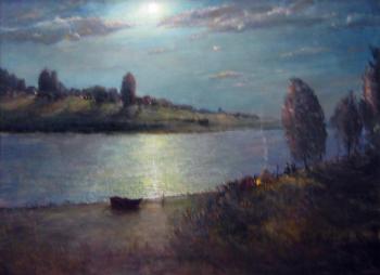 Night fishing. Korytov Sergey