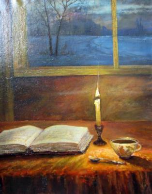 Still life with candle. Korytov Sergey