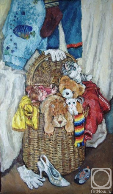 Yaguzhinskaya Anna. Basket with toys