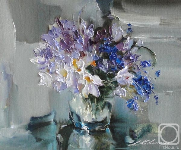 Kovalenko Lina. Flowers of April (sketch)