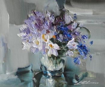 Flowers of April (sketch). Kovalenko Lina