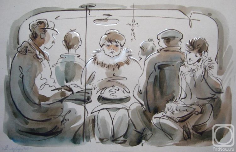 Teplov Sergey. In a minibus