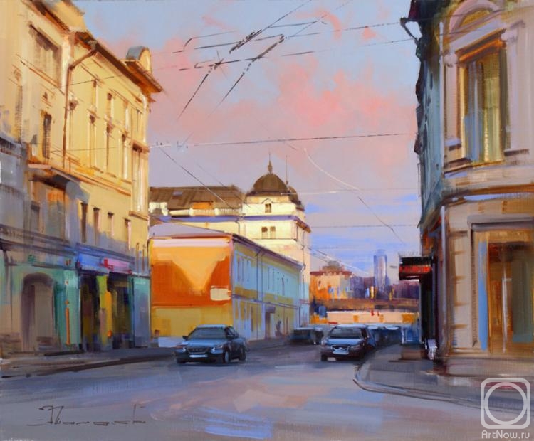 Shalaev Alexey. The color of sunset. Lenivka Street