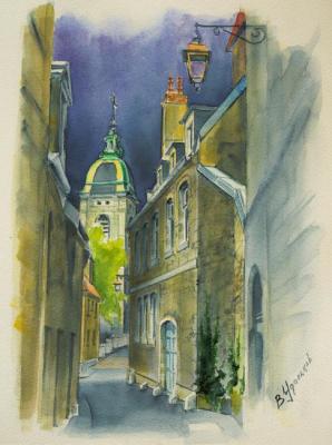 Besancon. Ramble in the nightfall. Udaltsov Vladimir