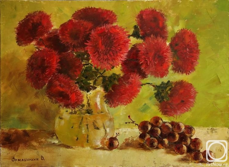 Zerrt Vadim. Asters and grapes