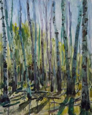 Birch grove. Korolev Leonid