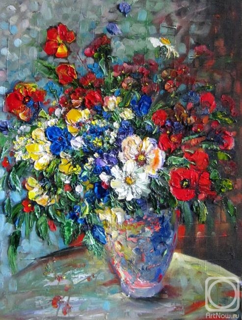 Grebenyuk Yury. Bouquet for home and family