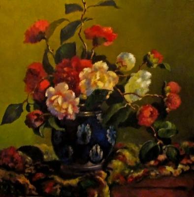 The bowl with flowers. Ivanova Olga