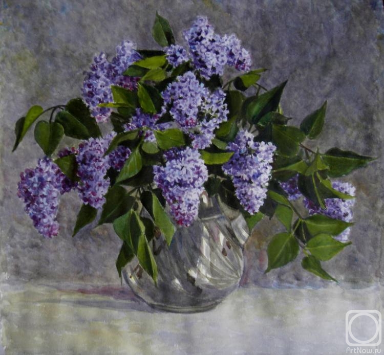 Nikolaeva Elena. Still life with lilac