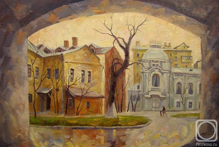 Gerasimov Vladimir. Moscow. Yard on Pyatnitskaya Street