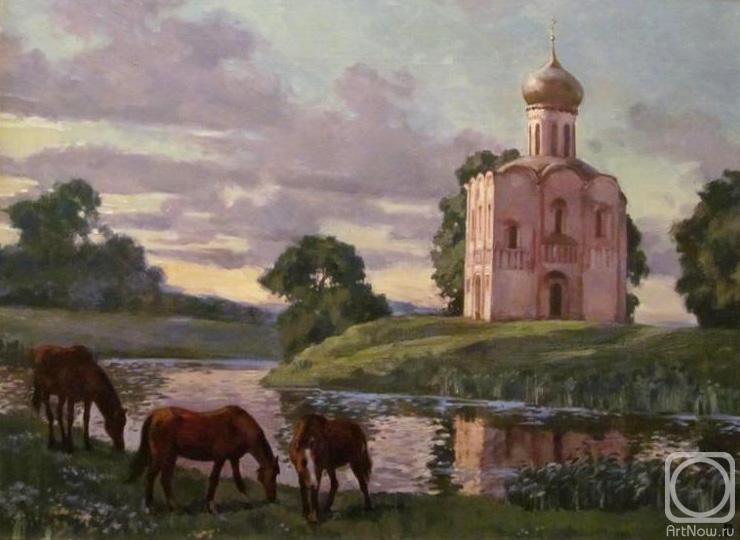 Lapovok Vladimir. Church of the Intercession on the Nerl