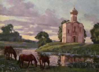 Church of the Intercession on the Nerl. Lapovok Vladimir