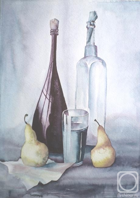 Volobueva Natalia. Bottles and pears
