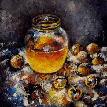 The honey- nut still life. Ivanova Olga