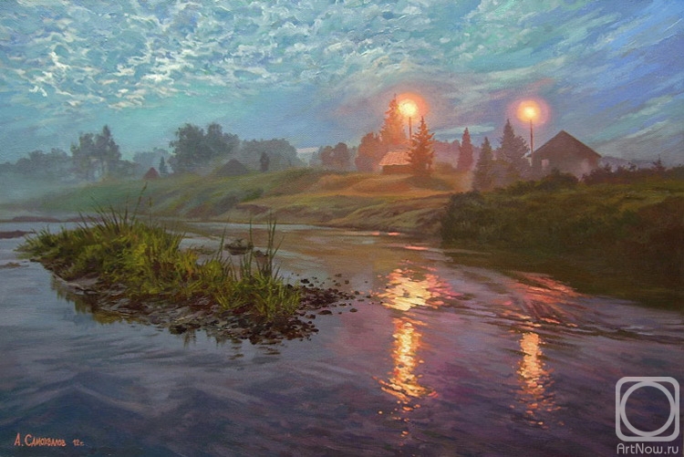 Samokhvalov Alexander. Evening lamps