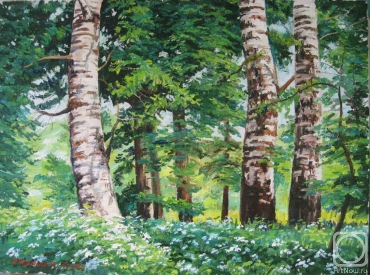 Chernyshev Andrei. Three Birches