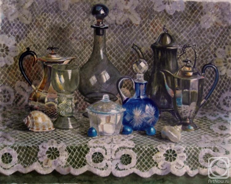 Nikolaeva Elena. Still life with glassware
