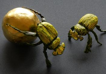 Dung Beetles and Golden Sphere (Alexander Wladimirowich Zelenko). Zelenko Alexander