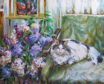 The Lord of hearts (Cat In Lilac). Kruglova Svetlana