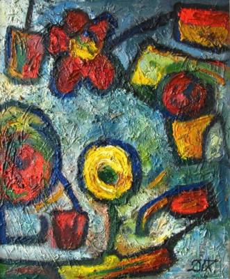 Flowers and vases. Torik-Hurmatova Dilara