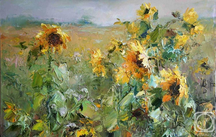 Zhumabaev Tuman. Sunflowers