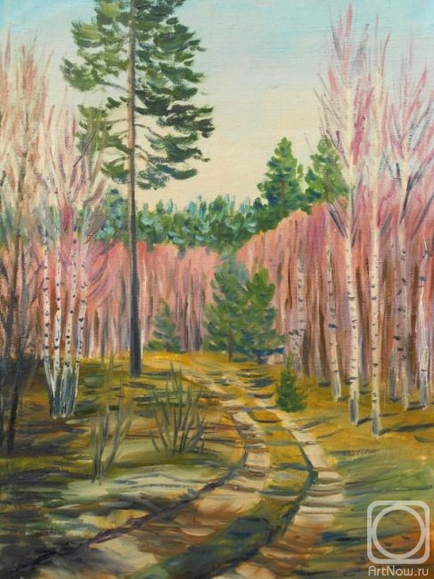 Krylova Irina. The forest path