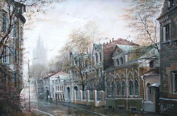 Povarskaya street in the Autumn