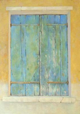 Once a turquoise window. Koltsova Tatiana