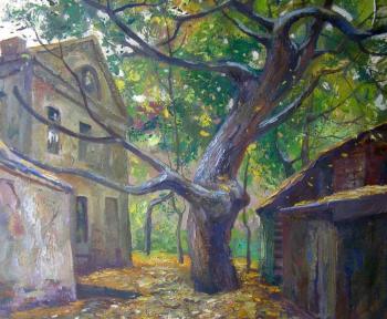 Moscow. 1st Cossack Lane (Secrets of the old courtyard) house 6 (The Mystery Of The Old Yard). Gerasimov Vladimir