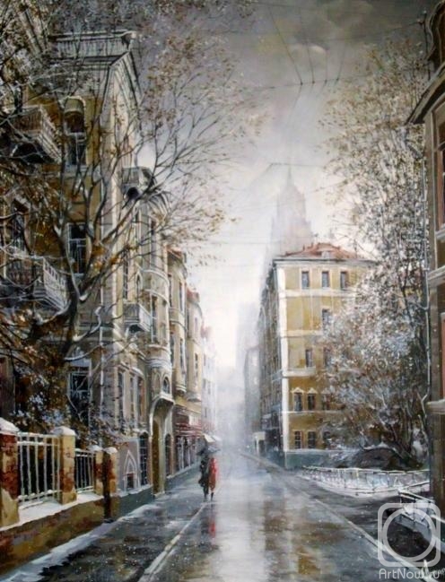 Starodubov Alexander. Gagarin Street. First snow