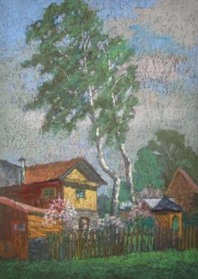 Landscape with birches. Volfson Pavel