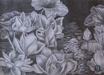 lotuses. Lambeva Valentina