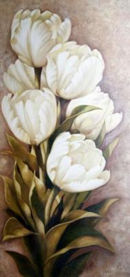 White tulips. Dzhanilyatti Antonio